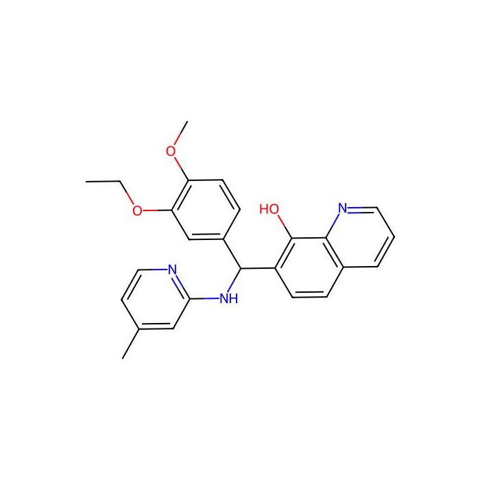 7-[(3-Ethoxy-4-methoxyphenyl)-[(4-methylpyridin-2-yl)amino]methyl]quinolin-8-ol