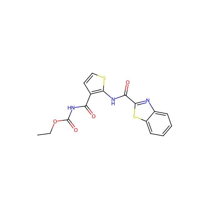 Ethyl ({2-[(1,3-Benzothiazol-2-Ylcarbonyl)amino]thiophen-3-Yl}carbonyl)carbamate