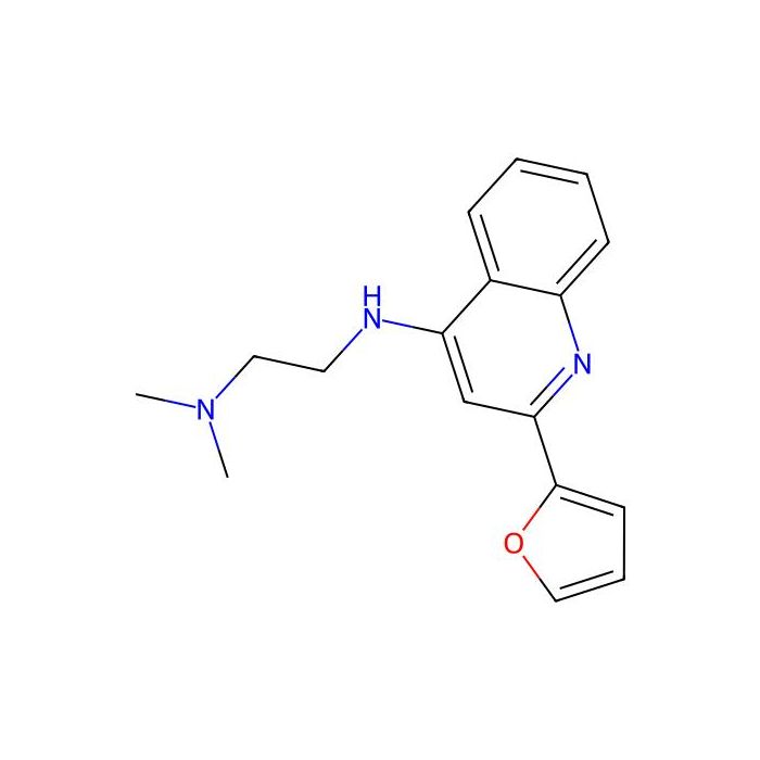 1,2-Ethanediamine, N'-(2-(2-furanyl)-4-quinolinyl)-N,N-dimethyl-