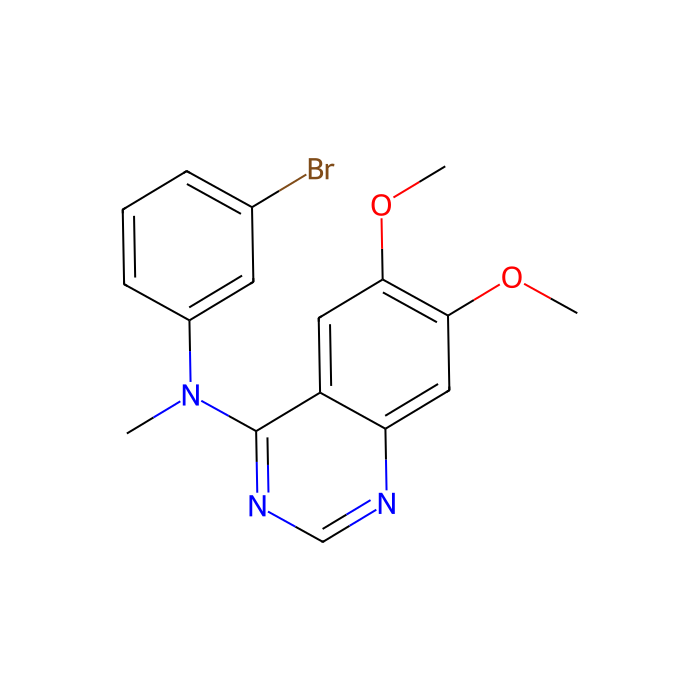 N-(3-溴苯基)-6,7-二甲氧基-N-甲基-4-喹唑啉胺