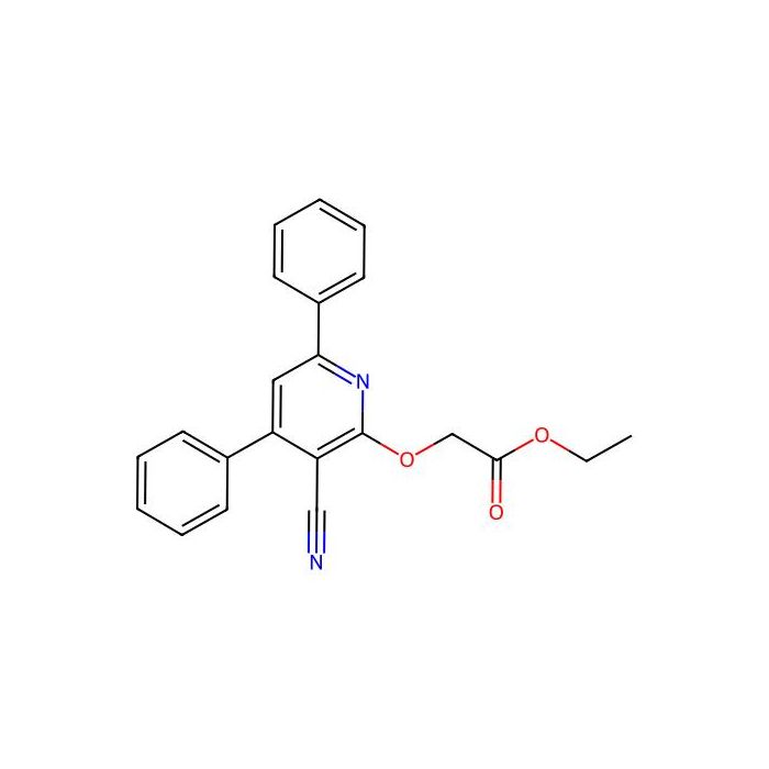 Ethyl 2-[(3-cyano-4,6-diphenyl-2-pyridinyl)oxy]acetate