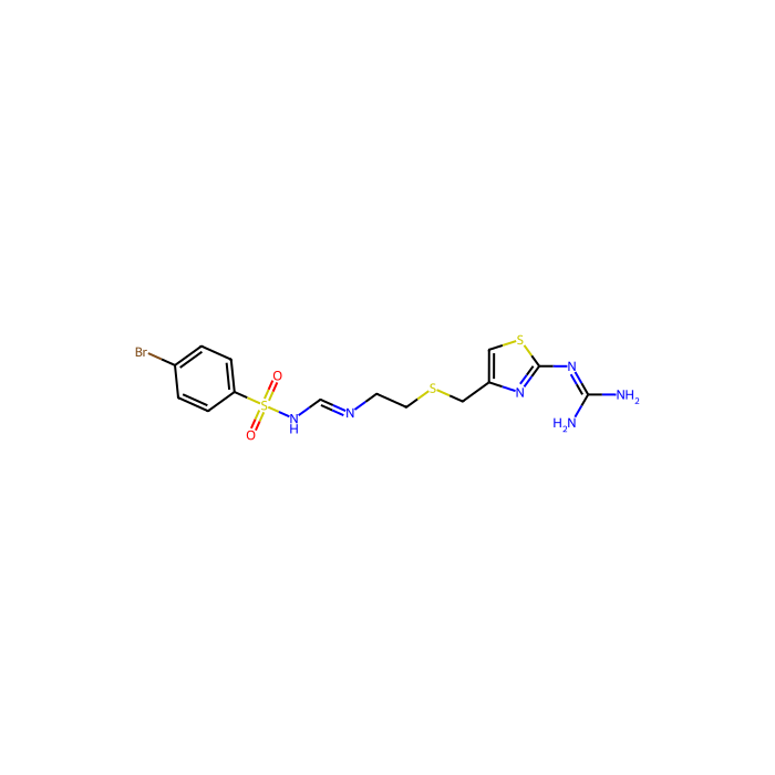 Ebrotidine,受体拮抗剂, 尿素酶抑制剂
