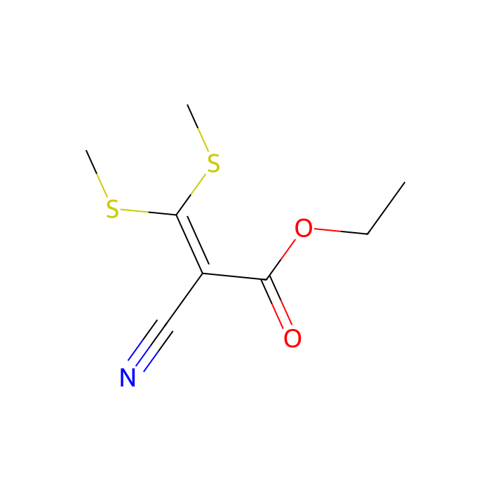 3,3-双(甲硫基)-2-氰基丙烯酸乙酯