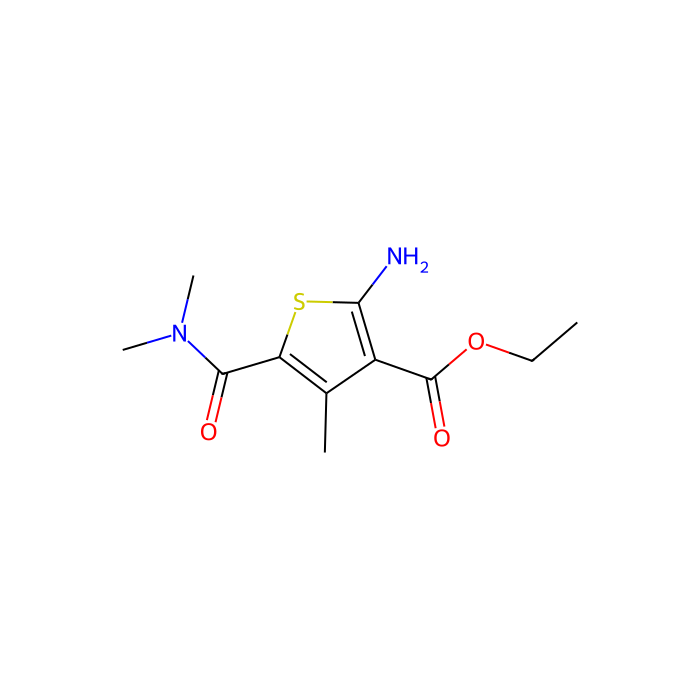 2-氨基-5-(二甲基氨基甲酰基)-4-甲基噻吩-3-羧酸乙酯