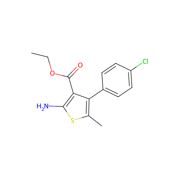2-氨基-4-(4-氯苯基)-5-甲基噻吩-3-羧酸乙酯