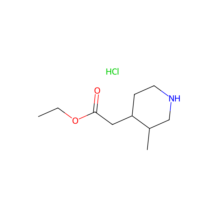 2-(3-甲基哌啶-4-基)乙酸乙酯盐酸盐