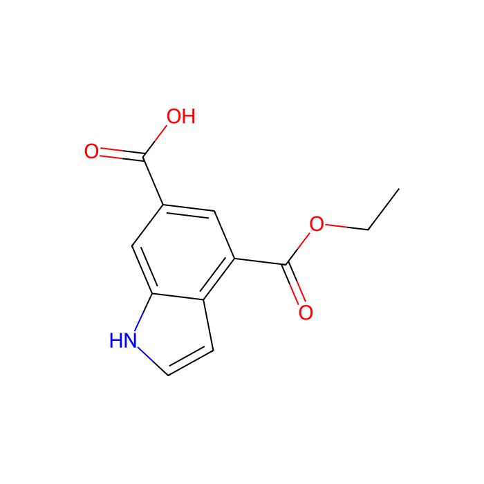 4-(乙氧羰基)-1H-吲哚-6-羧酸