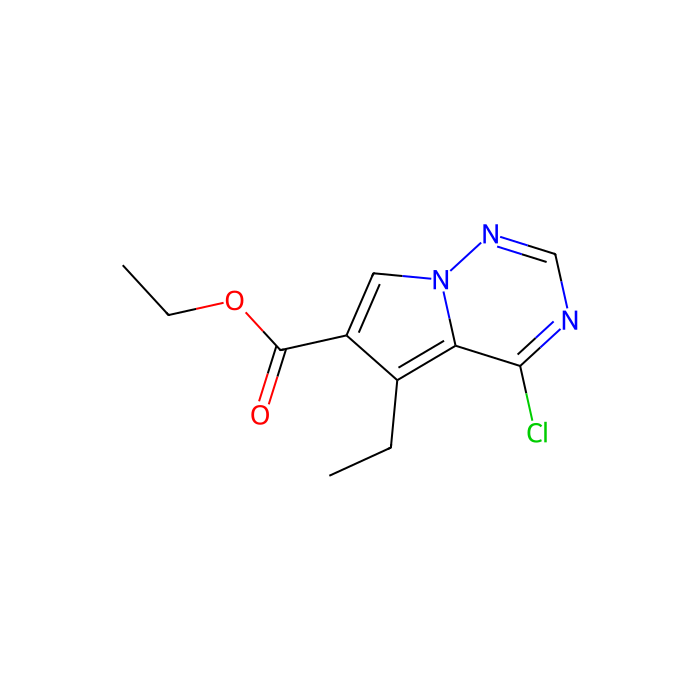 4-氯-5-乙基吡咯并[2,1-f] [1,2,4]三嗪-6-羧酸乙酯