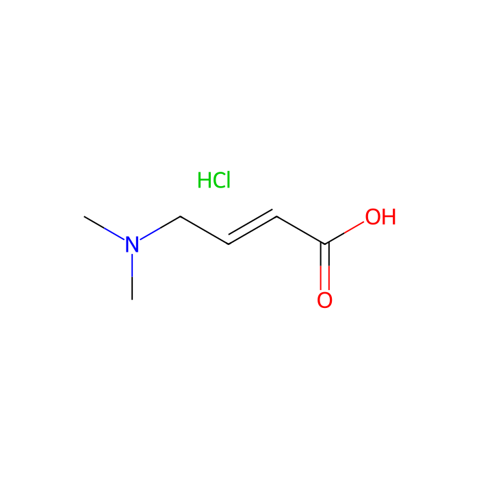 (E)-4-(二甲氨基)-2-丁烯酸盐酸盐