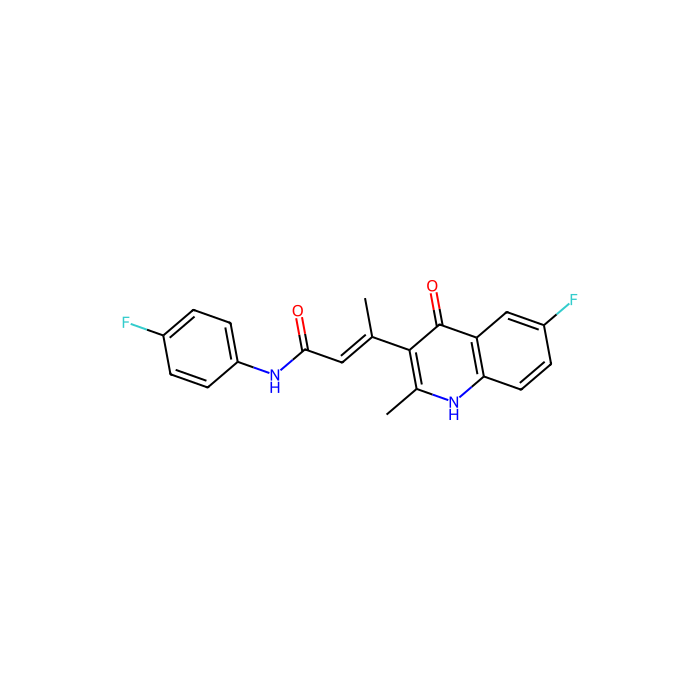 (E)-3-(6-氟-4-羟基-2-甲基喹啉-3-基)-N-(4-氟苯基)丁-2-烯酰胺