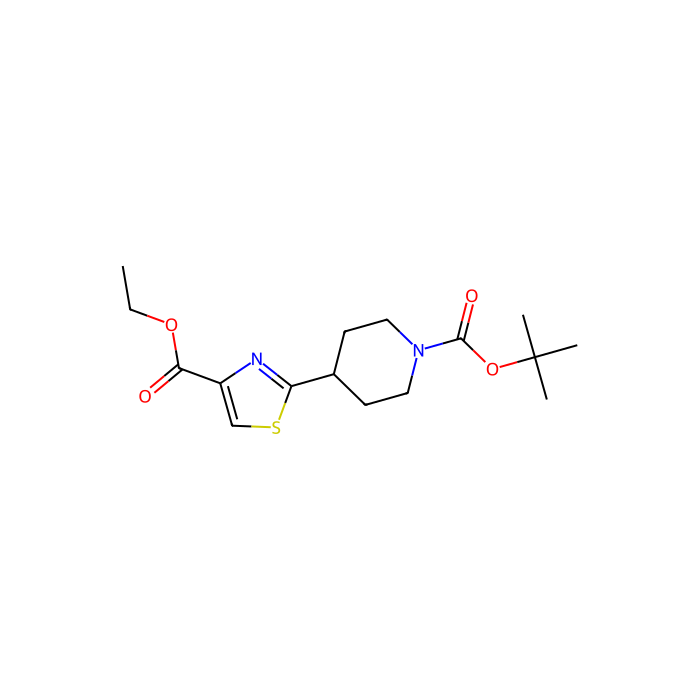 2-(1-(叔丁氧基羰基)哌啶-4-基)噻唑-4-羧酸乙酯