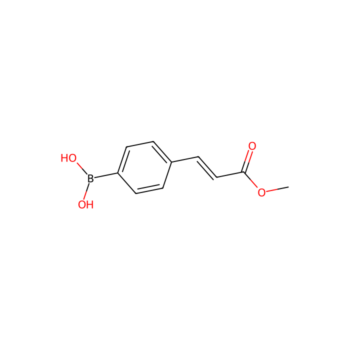 4-(反式-3-甲氧基-3-羰基-1-丙烯-1-基)苯硼酸(含有数量不等的酸酐)