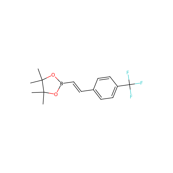 (E)-4,4,5,5-四甲基-2-(4-(三氟甲基)苯乙烯基)-1,3,2-二氧硼戊环