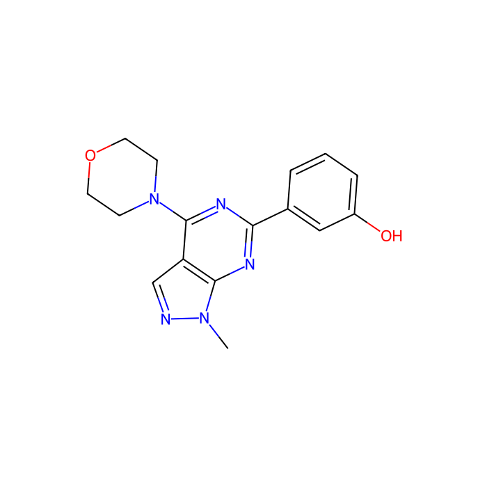 3-[1-甲基-4-(4-吗啉基)-1H-吡唑并[3,4-d]嘧啶-6-基]苯酚