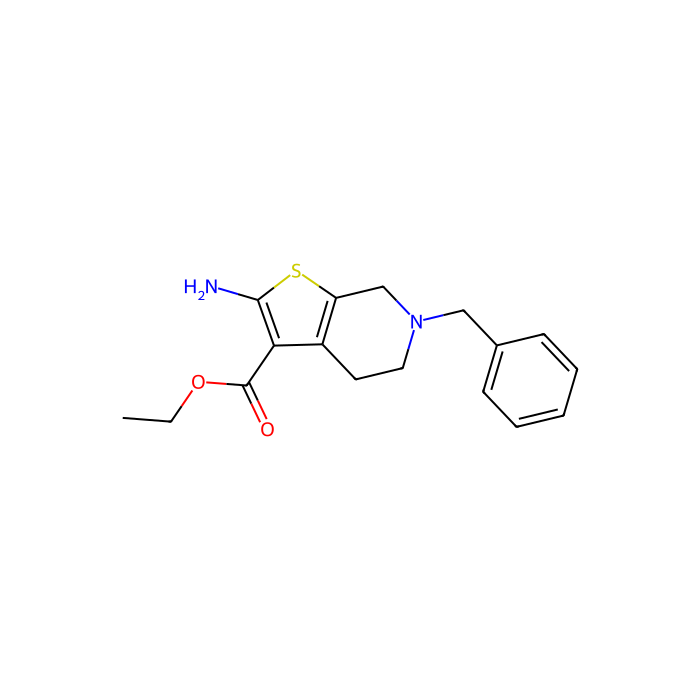 2-氨基-6-苄基-4,5,6,7-四氢噻吩并[2,3-c]吡啶-3-甲酸乙酯
