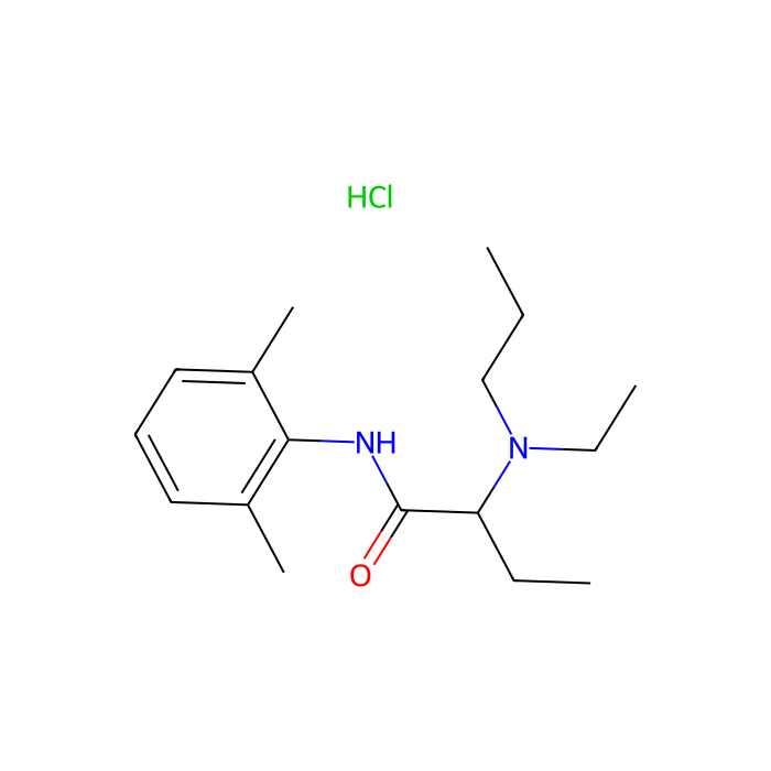 盐酸依替卡因, 钠通道α亚基阻断剂