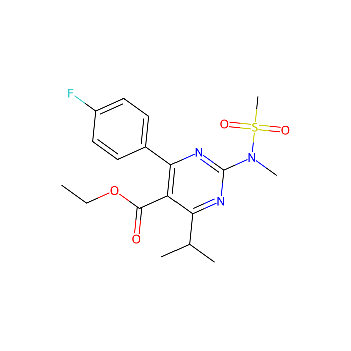 4-(4-氟苯基)-6-异丙基-2-(N-甲基甲基磺酰胺基)嘧啶-5-羧酸乙酯