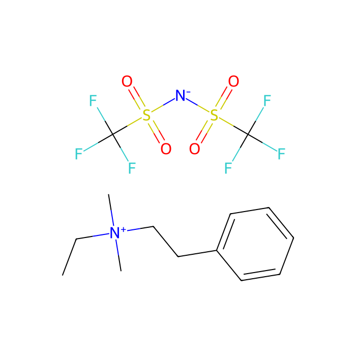 乙基(二甲基)(2-苯乙基)铵二(三氟甲磺酰)亚胺