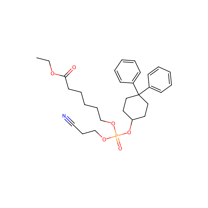 6-[(2-氰基乙氧基)(4,4-二苯基环己基氧)膦酰基氧]己酸乙酯