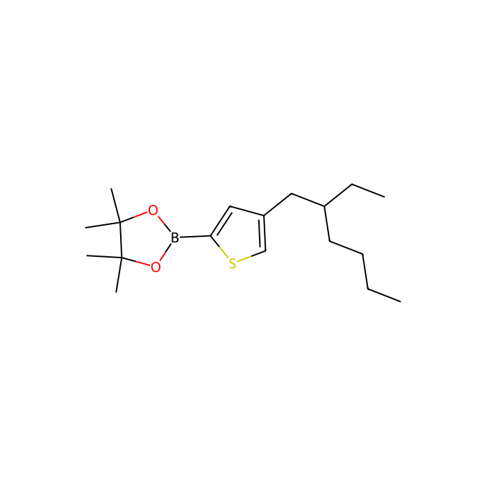 4-(2-乙基己基)-2-(4,4,5,5-四甲基-1,3,2-二氧杂环戊硼烷-2-基)噻吩