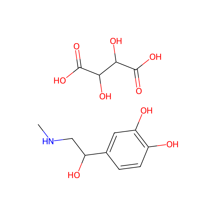 酒石酸肾上腺素, 肾上腺素能受体激动剂