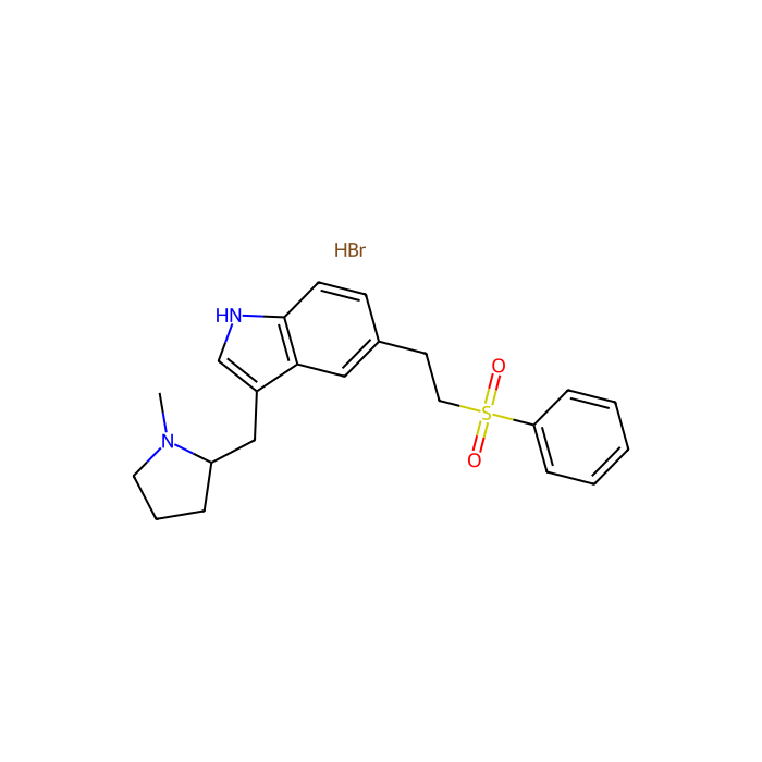 Eletriptan HBr, 羟色胺 1d (5-HT1d) 受体激动剂