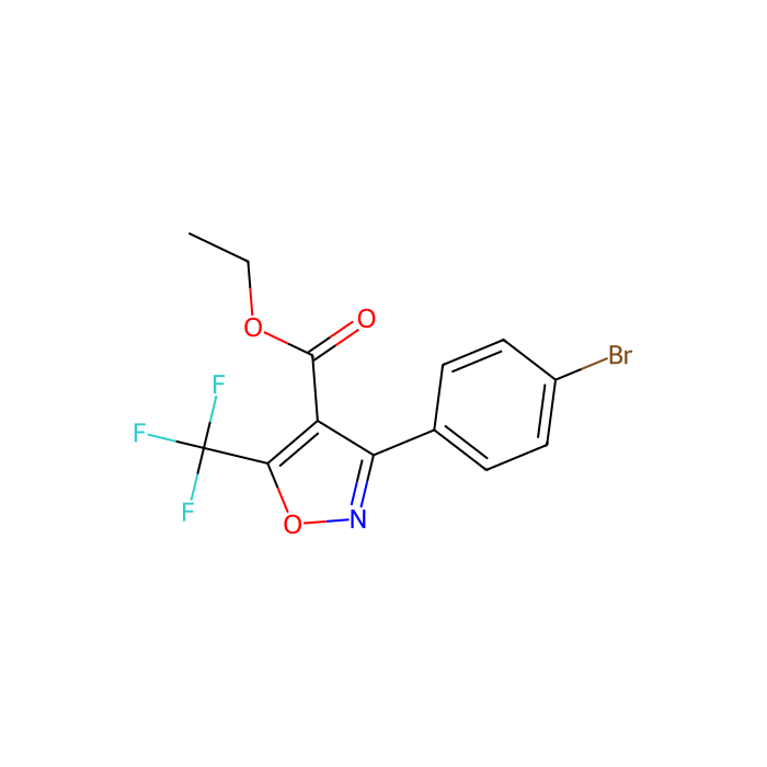 3-(4-溴苯基)-5-(三氟甲基)异恶唑-4-羧酸乙酯
