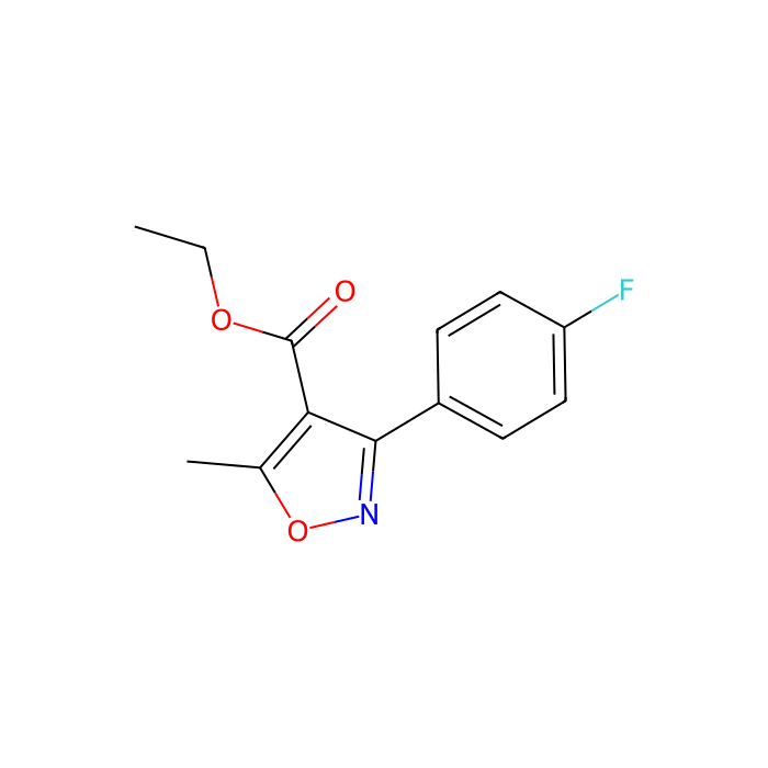 3-(4-氟苯基)-5-甲基异恶唑-4-羧酸乙酯