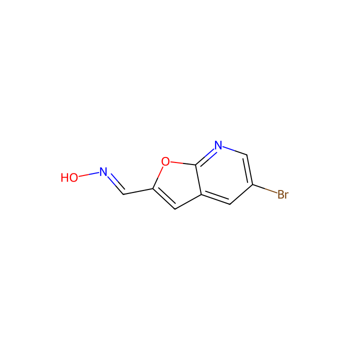 (E)-5-溴呋喃[2,3-b]吡啶-2-甲醛肟
