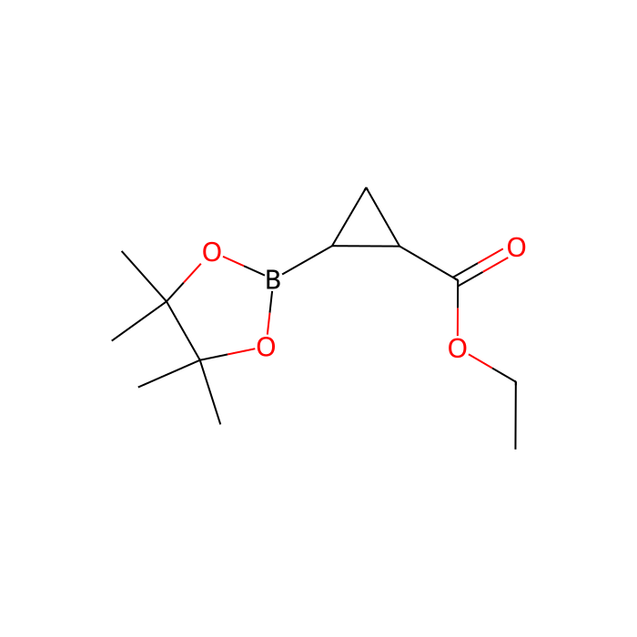 2-(4,4,5,5-四甲基-1,3,2-二氧杂硼杂环戊烷-2-基)环丙烷羧酸乙酯