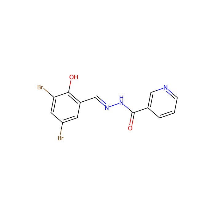 (E)-N'-(3,5-二溴-2-羟基亚苄基)烟酰肼