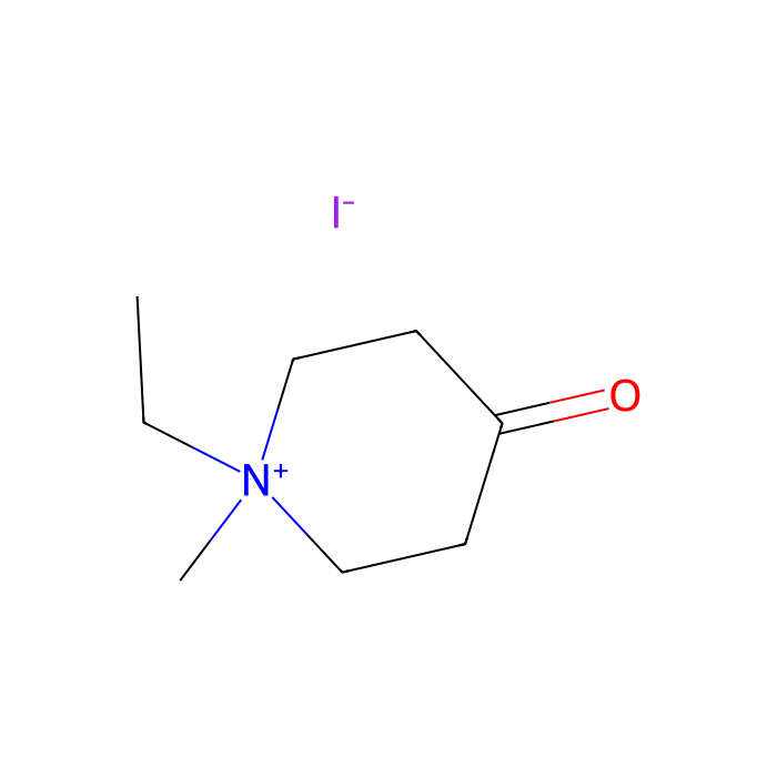 1-乙基-1-甲基-4-氧代哌啶-1-碘化物