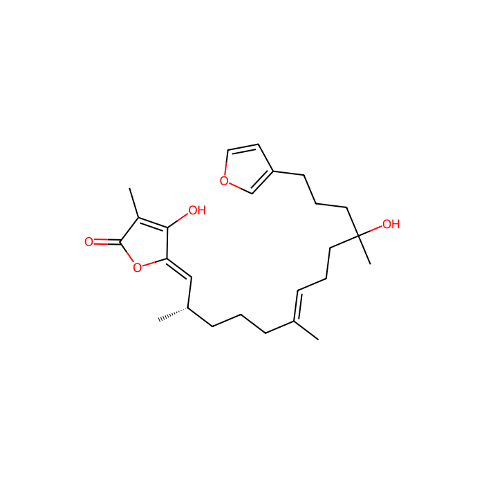 (12E,20Z,18S)-8-hydroxyvariabilin, 甘氨酸受体 α3 亚基拮抗剂