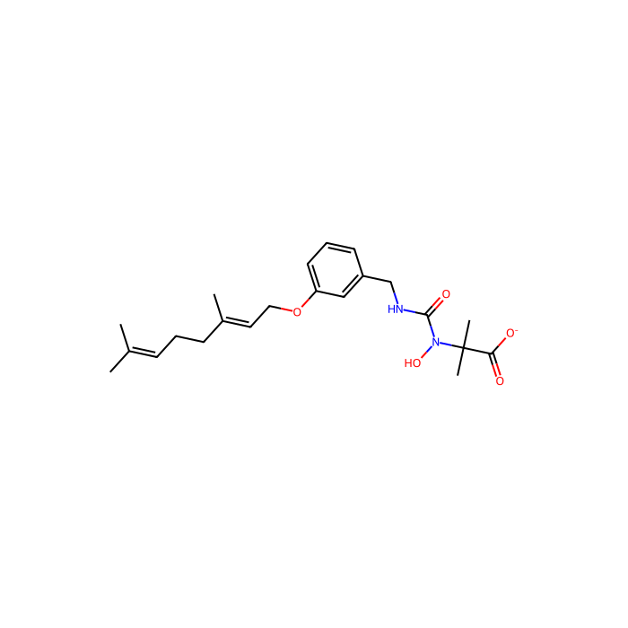 2-({[(3-{[(2E)-3,7-dimethylocta-2,6-dien-1-yl]oxy}phenyl)methyl]carbamoyl}(hydroxy)amino)-2-methylpropanoate, 角鲨烯合成酶抑制剂 