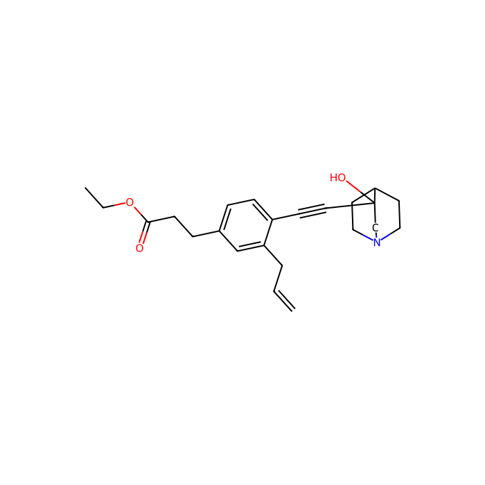 ethyl 3-[4-(2-{3-hydroxy-1-azabicyclo[2.2.2]octan-3-yl}ethynyl)-3-(prop-2-en-1-yl)phenyl]propanoate, 角鲨烯合成酶抑制剂 