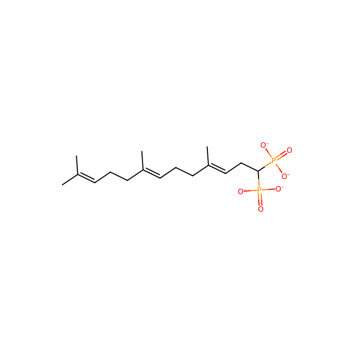 [(3E,7E)-4,8,12-trimethyl-1-phosphonatotrideca-3,7,11-trien-1-yl]phosphonate, 角鲨烯合成酶抑制剂 