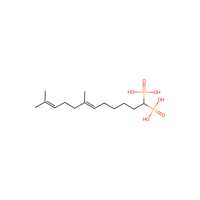 [(6E)-7,11-dimethyl-1-phosphonododeca-6,10-dien-1-yl]phosphonic acid, 角鲨烯合成酶抑制剂 