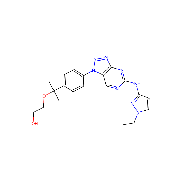 2-{[2-(4-{5-[(1-ethyl-1H-pyrazol-3-yl)amino]-1H-[1,2,3]triazolo[4,5-d]pyrimidin-1-yl}phenyl)propan-2-yl]oxy}ethan-1-ol, 真核翻译启动因子 2α 激酶 4 抑制剂