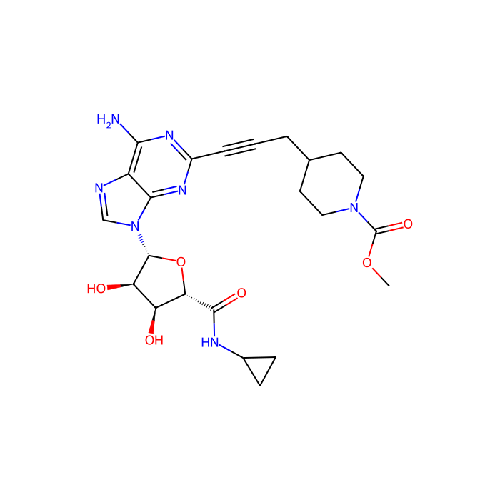 evodenoson, 腺苷 A2a 受体激动剂