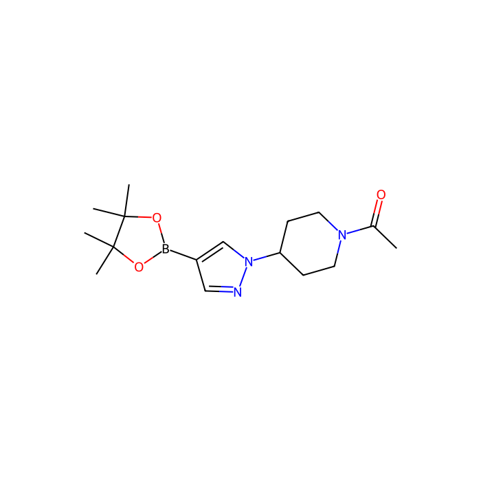 1-{4-[4-(tetramethyl-1,3,2-dioxaborolan-2-yl)-1H-pyrazol-1-yl]piperidin-1-yl}ethan-1-one