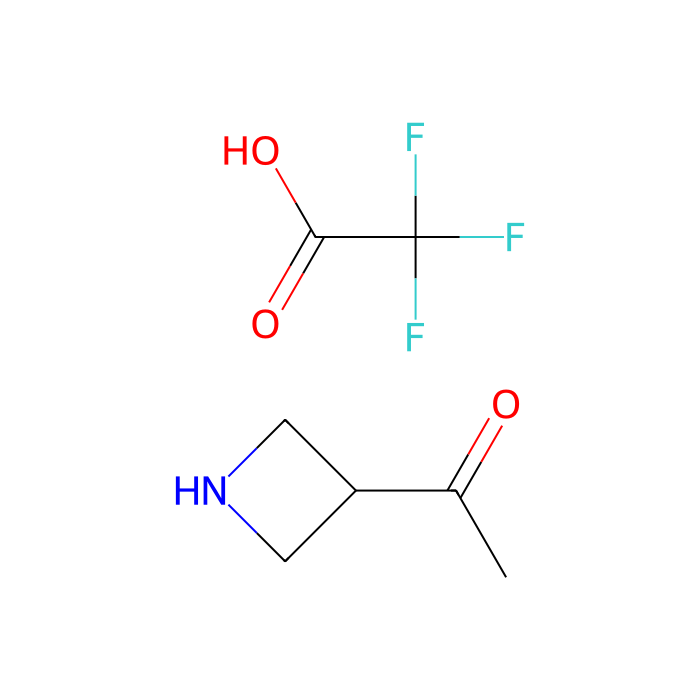 1-(azetidin-3-yl)ethan-1-one; trifluoroacetic acid
