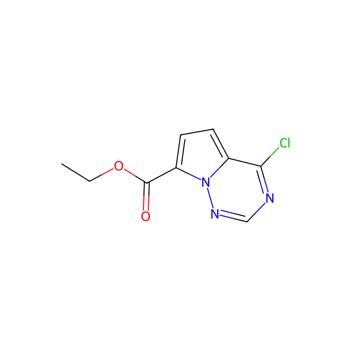 ethyl 4-chloropyrrolo[2,1-f][1,2,4]triazine-7-carboxylate