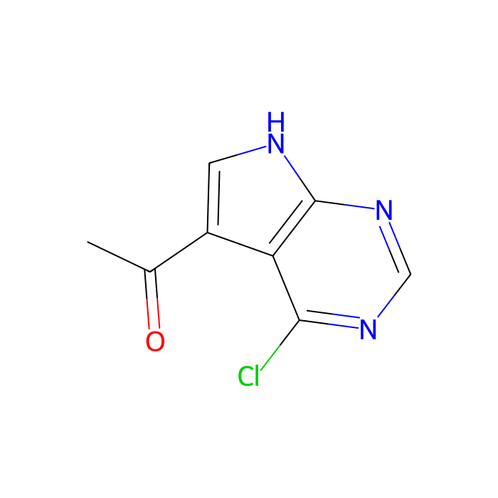 1-{4-chloro-7H-pyrrolo[2,3-d]pyrimidin-5-yl}ethan-1-one