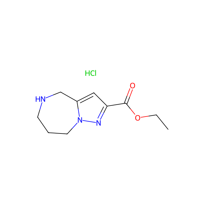 ethyl 5,6,7,8-tetrahydro-4H-pyrazolo[1,5-a][1,4]diazepine-2-carboxylate;hydrochloride