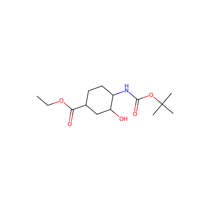 ethyl (1R,3S,4R)-4-{[(tert-butoxy)carbonyl]amino}-3-hydroxycyclohexane-1-carboxylate
