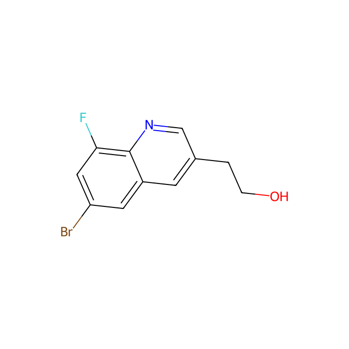 2-(6-bromo-8-fluoro-3-quinolyl)ethanol