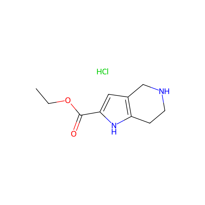 ethyl 4,5,6,7-tetrahydro-1H-pyrrolo[3,2-c]pyridine-2-carboxylate;hydrochloride