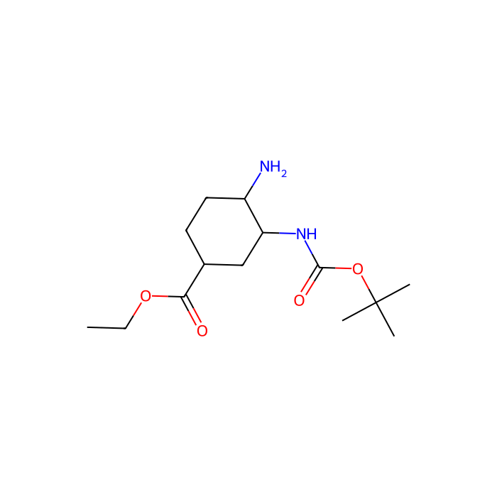 ethyl (1S,3R,4S)-4-amino-3-{[(tert-butoxy)carbonyl]amino}cyclohexane-1-carboxylate