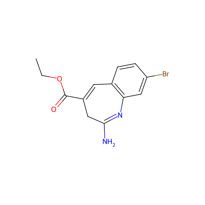 ethyl 2-amino-8-bromo-3H-1-benzazepine-4-carboxylate