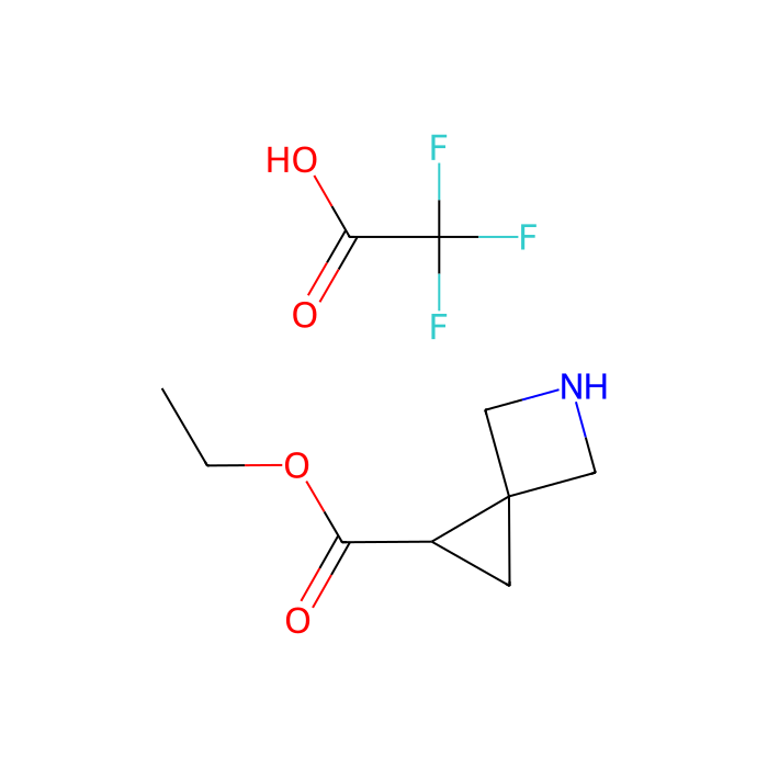 ethyl 5-azaspiro[2.3]hexane-2-carboxylate;2,2,2-trifluoroacetic acid